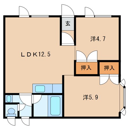 ブランドK7の物件間取画像